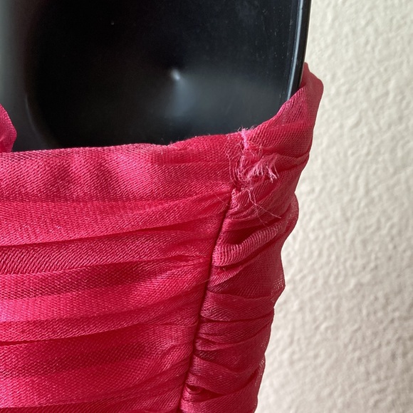 Pronovias Pink Ruffle Formal Dress - Picture 9 of 17